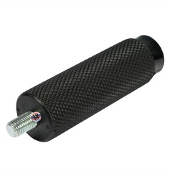 Rough Crafts Alu Schaltraste Gummi schwarz  für Harley Davidson 5/16-24 Gewinde