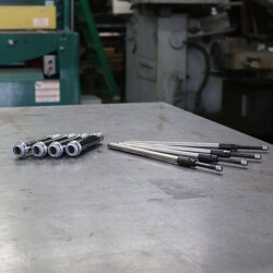 S&S Pushrod Quickee Stößelstangen u. Cover Set chrom f. Harley Milwaukee Eight