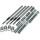 S&S Pushrod Quickee Stößelstangen u. Cover Set chrom f. Harley Milwaukee Eight