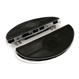 Ovale Trittbretter chrom für Harley Softail Dyna Touring1986-2024 ers. 50621-79