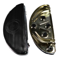 Ovale Trittbretter chrom für Harley Softail Dyna Touring1986-2024 ers. 50621-79