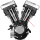 Pushrod Stössel Cover Chrom für Harley Evo BT  u. Sportster ersetzt 17938-83