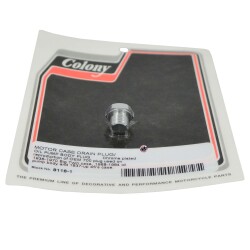 Colony Ablassschraube chrom für Harley Davidson Big Twin ers. 453-11 700