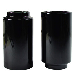 Flywheel Gabelcover 39mm  schwarz glanz für Harley...