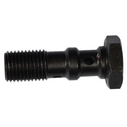 GOODRIDGE Banjo Bolt Hohlschraube Doppel Anschluss 3/8-24 für Harley schwarz