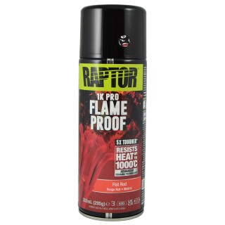 Raptor Flameproof Auspuff Lack Keramik Beschichtung rot für Mororrad Krümmer