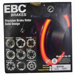 EBC Bremsscheibe hinten 11,5 Zoll für Harley Touring 86-99 ersetzt 40939-86A