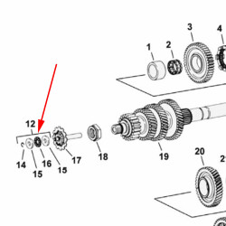 Kupplung Ausrücklager für Harley Davidson 5 / 6 Gang Getriebe ersetzt 37312-75