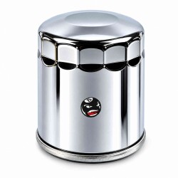 Ölfilter chrom 10 Micron für Harley-Davidson...