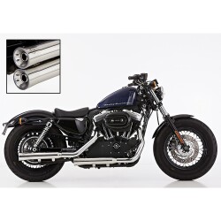 FALCON Double Grove Slip On Auspuff für Harley...